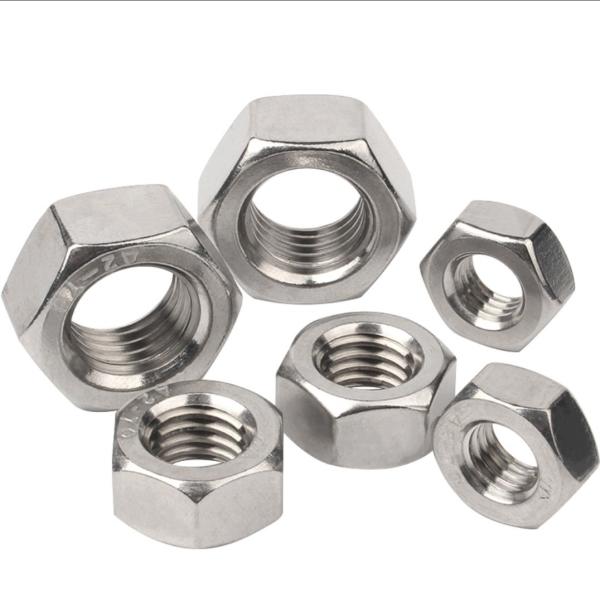 Automotive Industry Galvanized White Blue Zinc Plated Hex Nut DIN934 Bolts and