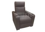 Synthetic Leather Home Theater Recliner Chair With Cup Holder Storage