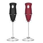 Handheld Electric Milk Frother Stainless Steel 304 Whisk Head With Stand,