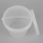 SGS Approval Transparent Plastic Bucket Small Size 2 Litres Screen Printing