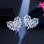 Hotsale new multi layer cubic zircon earring full CZ earrings for women women's