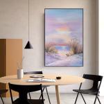 Customized Size Accepted Hand Painted Art Decor Painting Modern Textured Canvas