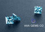 Custom 5mm Lab Created Moissanite Blue Color Cutting Perfect