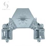 Silver Custom Coffin Corner PP Material Coffin Accessories Funeral Supplies 12#