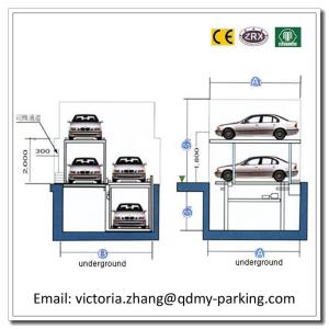 Wholesale 2-3 Floors Underground Car Parking Lift Residential Pit Garage Parking Car Lift Equipment from china suppliers