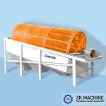 Circular Sand Lightweight Rotary Trommel Screen