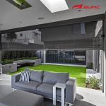 Motorized Heat Gain Radiant Energy Zip Track Blinds Wind Proof
