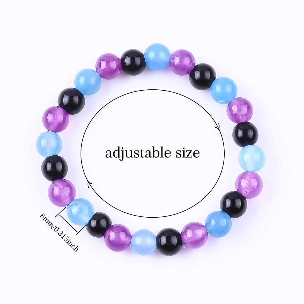 Handmade Elastic Women'S Empowerment Bracelets 4mm/6mm/8mm