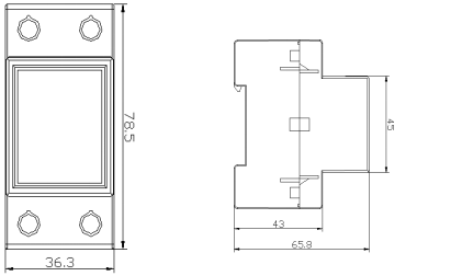 SUCHEN only makes Excellent electronic products: New Single Phase Electronic DIN rail type Active power meter with LCD display