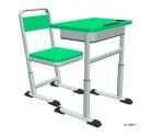 OEM Student Desk And Chair Set , Lifting 1.5mm Iron Aluminum Frame Modern