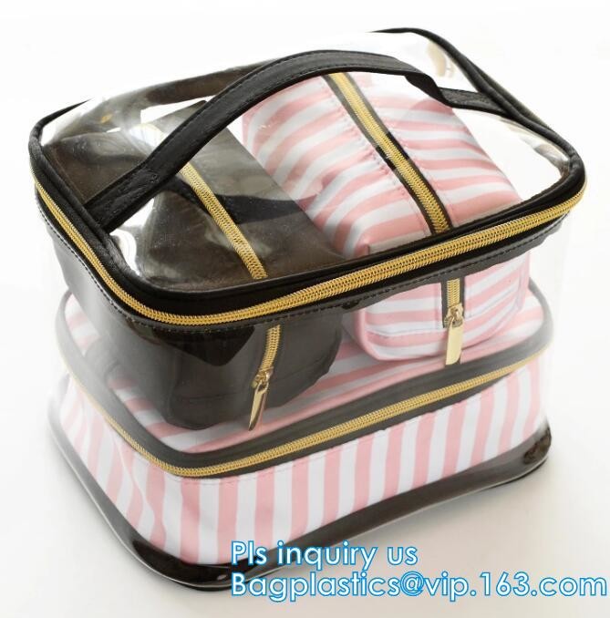 promotion Zip lockk cosmetic PVC bag, pvc vinyl costmetic bag for packing, Cosmetic Bag with Zipper Candy Carry Bag, packs