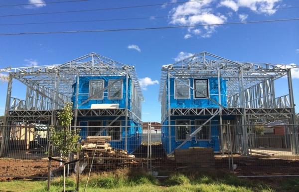 High Quality Light Steel Frame Prefab Villa / Quick Assemble Steel Frame House