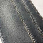 Compact Spinning Stretch Denim Fabric Blue Black Deep Color Lasting