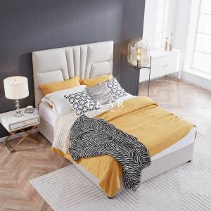 Wholesale China Ekar Modern Wooden Frame Leather Headboard King Size Contemporary Bed from china suppliers