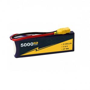 Wholesale 45~90C 5000mAh 2S RC Plane Receiver Battery 7.4V RC Glider Battery from china suppliers
