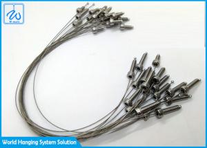 Wholesale Customizable 7x7 Stainless Steel Wire Rope With Screw 0.8mm For Hanging Lighting from china suppliers