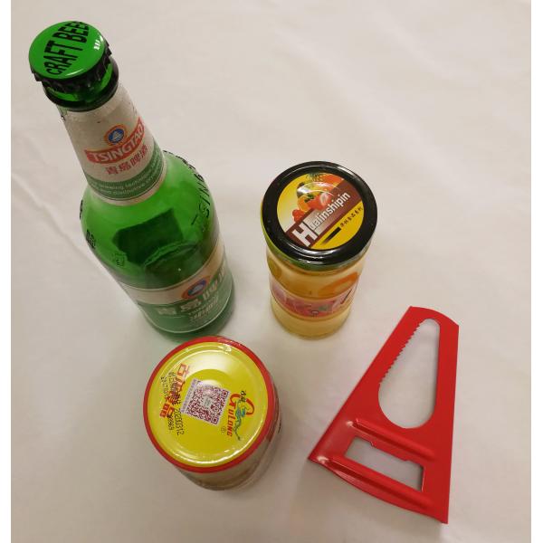 Household Products Multi Function Can Opener , Iron Manual Beer Bottle Opener