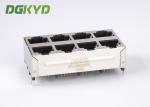 Vertical Rj45 Jack 2X4 Top Entry E6588-A59124-L Rj45 Connector Without Magnetics