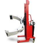 350kg 772lb 6.56ft 2 Meters Semi Electric Roll Stacker Paper Roll Lifter For