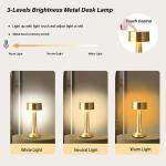 Rechargeable Battery Powered Night Light For Kids Dumbbell Table Lamp Dimming