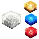 Square Solar Ice Tiles Buried Lights Solar Lights Waterproof Garden Lights