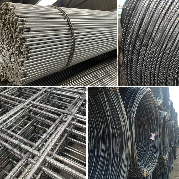 Black Ribbed Hot Rolled Steel Rebar ASTM A615 Grade 60 Ss400 S355 Hrb335 Hrb400 Hrb500 S40 S50 for Building Construction