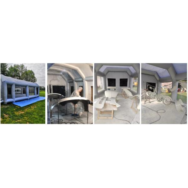 Water Proof Inflatable Spray Booth Airtight Frame Mobile Car Tent