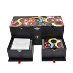 Small Thin Slider Drawer Type Gift Packaging Boxes Luxury Square Rigid Cardboard