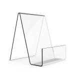 OEM Transparent Acrylic Holder Acrylic Book Stand Shelf For Bookstore Library