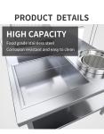 AM-WPT80 Stainless Steel Chicken/KFC or Meat/Bread Wrapping Table for Kitchen