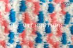Red Blue White Color Yarn Dyed Microfiber Jacquard Pocket Shaped Mop Heads Mop