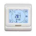 7 Day Programmable Electronic Room Thermostat , Touch Screen Floor Heating