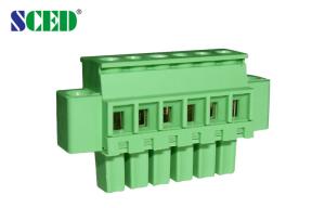 Wholesale Pitch 3.50mm Plug Female Sockets Plug - in Terminal Block 300V 8A 2P - 20P from china suppliers
