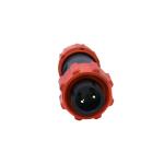 PC Nylon66 13A Waterproof Cable Connector 7 9 Pin SP13 Series IP68 TPU GF