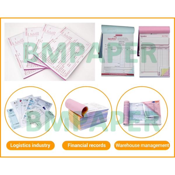 75g 80g NCR CB CFB CF Carbonless Copy Paper 8 1/2 X 11 inch Black Image 