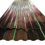 strength Steel Plate 0.1-1mm Thickness Color Coated Metal Corrugated Roofing