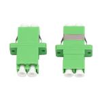Singlemode Duplex LC APC Optical Fiber Cable Adapter