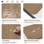 Bamboo Charcoal Wood Veneer 1220*2440*5/8mm Flame Retardant Bamboo Charcoal Wood