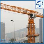 QTZ125 PT6016 Mobile Travelling Tower Crane 60m Boom 10 Tons 50m Height Price