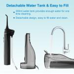 Professional Dental Cleaning Rechargeable Oral Care Irrigator with 5 Customizabl