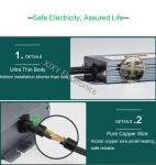 Wall Light IP67 Waterproof LED Driver Thin 10A 24V 250W Power Supply