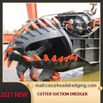Sand Gold Cutter Suction Dredger Discharge Distance 700m 8 Inch