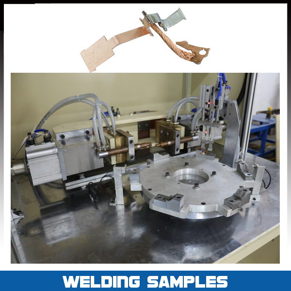 Electrical Switch Automatic Welding Machine , Copper Welding Machine With Vibration Plate