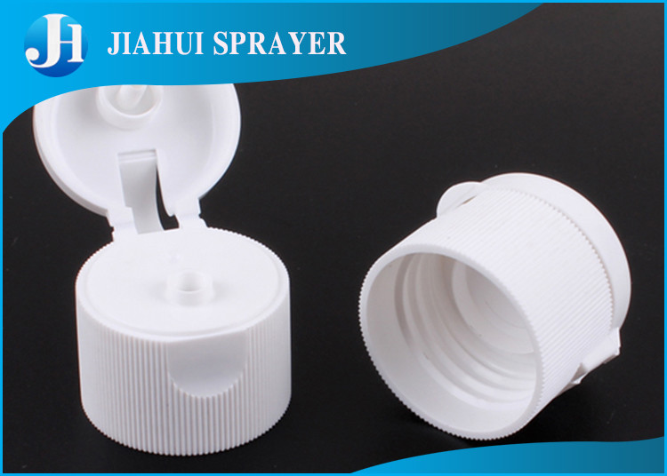 PP Component Cosmetic Bottle Caps / 20 24 410 Flip Top Cap Colorful For Pet Bottle