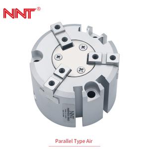Wholesale 125mm Shaft 3 Finger Pneumatic Cylinder Slide Guide Round Body Air Gripper from china suppliers