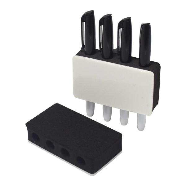 Removable EVA Whiteboard Erasers With Pen Holder Custom Design