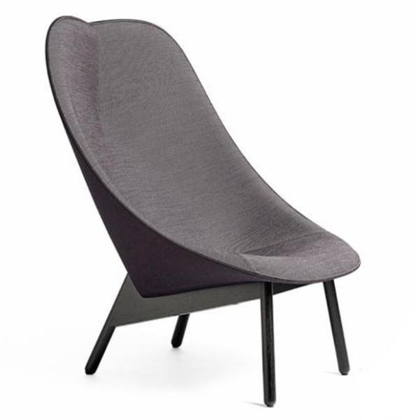 New design colors fabric Leisure high back chaise Lounge chair Uchiwa reception