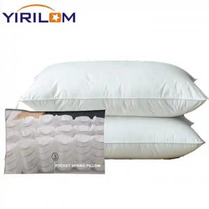 Wholesale OEM White Pocket Spring Pillow Rectangular Pocket Coil Pillow from china suppliers