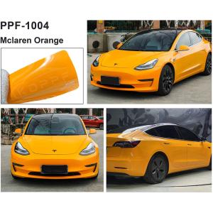 Wholesale Mclaren Orange Scratch Resistance Car Wrap Film Any Car Model Color Change PPF Film from china suppliers