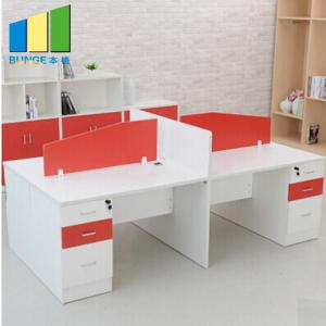 Wholesale Fashion 60mm Thickness Office Furniture Partitions / Staff Cubicle Workstation from china suppliers